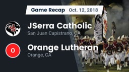 Recap: JSerra Catholic  vs. Orange Lutheran  2018