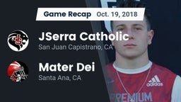 Recap: JSerra Catholic  vs. Mater Dei  2018
