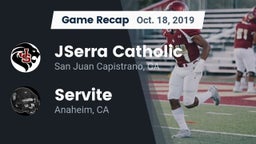 Recap: JSerra Catholic  vs. Servite 2019