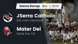 Recap: JSerra Catholic  vs. Mater Dei  2019