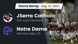 Recap: JSerra Catholic  vs. Notre Dame  2021