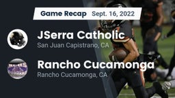 Recap: JSerra Catholic  vs. Rancho Cucamonga  2022