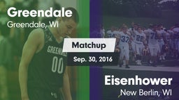 Matchup: Greendale High Schoo vs. Eisenhower  2016