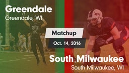 Matchup: Greendale High Schoo vs. South Milwaukee  2016