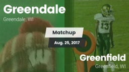 Matchup: Greendale High Schoo vs. Greenfield  2017