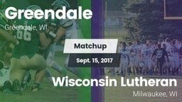 Matchup: Greendale High Schoo vs. Wisconsin Lutheran  2017