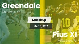 Matchup: Greendale High Schoo vs. Pius XI  2017