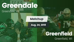 Matchup: Greendale High Schoo vs. Greenfield  2018