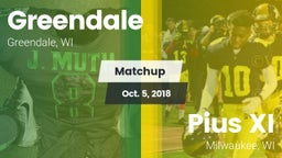 Matchup: Green vs. Pius XI  2018