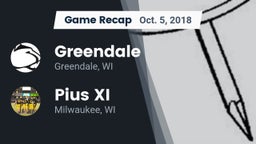Recap: Greendale  vs. Pius XI  2018