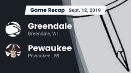 Recap: Greendale  vs. Pewaukee  2019