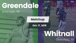 Matchup: Green vs. Whitnall  2019