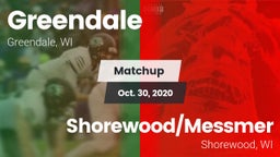 Matchup: Green vs. Shorewood/Messmer  2020