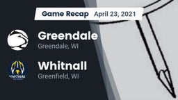 Recap: Greendale  vs. Whitnall  2021