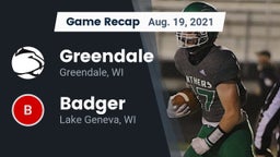 Recap: Greendale  vs. Badger  2021