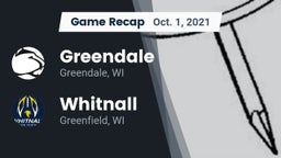 Recap: Greendale  vs. Whitnall  2021