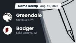 Recap: Greendale  vs. Badger  2022
