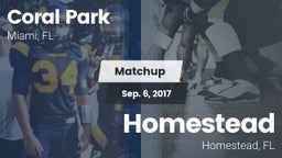 Matchup: Coral Park vs. Homestead  2017