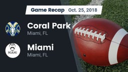 Recap: Coral Park  vs. Miami  2018