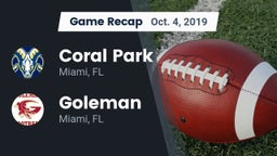 Recap: Coral Park  vs. Goleman  2019
