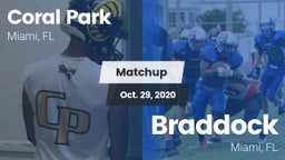 Matchup: Coral Park vs. Braddock  2020