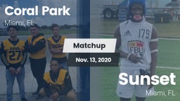 Matchup: Coral Park vs. Sunset  2020