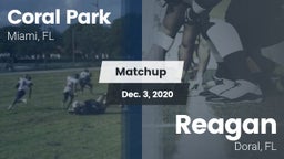 Matchup: Coral Park vs. Reagan  2020
