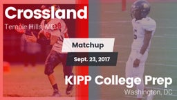 Matchup: Crossland vs. KIPP College Prep  2017
