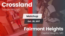 Matchup: Crossland vs. Fairmont Heights  2017