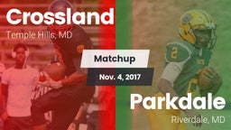 Matchup: Crossland vs. Parkdale  2017