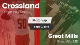 Matchup: Crossland vs. Great Mills 2019