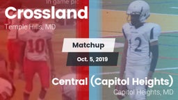Matchup: Crossland vs. Central (Capitol Heights)  2019