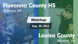 Matchup: Fluvanna County vs. Louisa County  2016