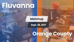 Matchup: Fluvanna Middle vs. Orange County  2017