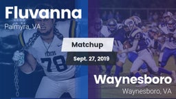 Matchup: Fluvanna vs. Waynesboro  2019