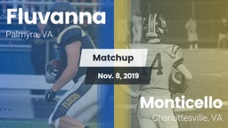 Matchup: Fluvanna vs. Monticello  2019