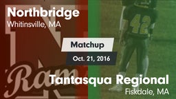Matchup: Northbridge High vs. Tantasqua Regional  2016