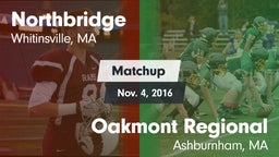 Matchup: Northbridge High vs. Oakmont Regional  2016
