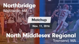 Matchup: Northbridge High vs. North Middlesex Regional  2016