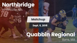 Matchup: Northbridge High vs. Quabbin Regional  2018