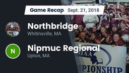 Recap: Northbridge  vs. Nipmuc Regional  2018