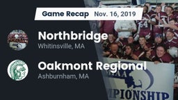 Recap: Northbridge  vs. Oakmont Regional  2019
