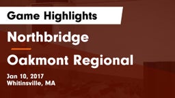 Northbridge  vs Oakmont Regional  Game Highlights - Jan 10, 2017