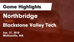 Northbridge  vs Blackstone Valley Tech Game Highlights - Jan. 27, 2018
