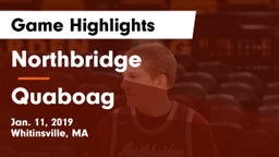 Northbridge  vs Quaboag  Game Highlights - Jan. 11, 2019