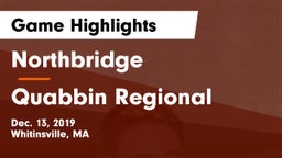 Northbridge  vs Quabbin Regional  Game Highlights - Dec. 13, 2019