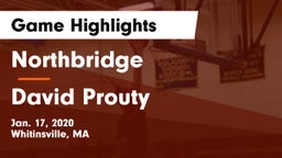 Northbridge  vs David Prouty  Game Highlights - Jan. 17, 2020