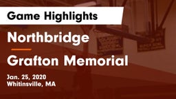 Northbridge  vs Grafton Memorial  Game Highlights - Jan. 25, 2020