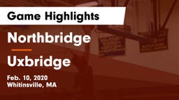 Northbridge  vs Uxbridge  Game Highlights - Feb. 10, 2020
