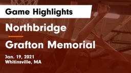 Northbridge  vs Grafton Memorial  Game Highlights - Jan. 19, 2021